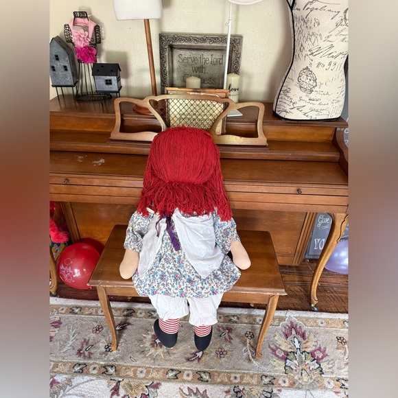 Rare Vintage 1960's XL Annabelle The Original Knickerbocker Raggedy Ann Doll - Picture 10 of 13